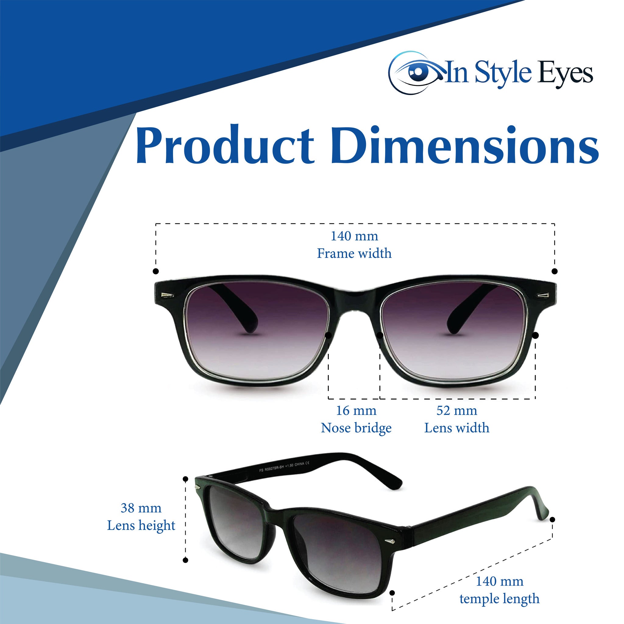 Rescue Me, Gradient Full Reader Sunglasses