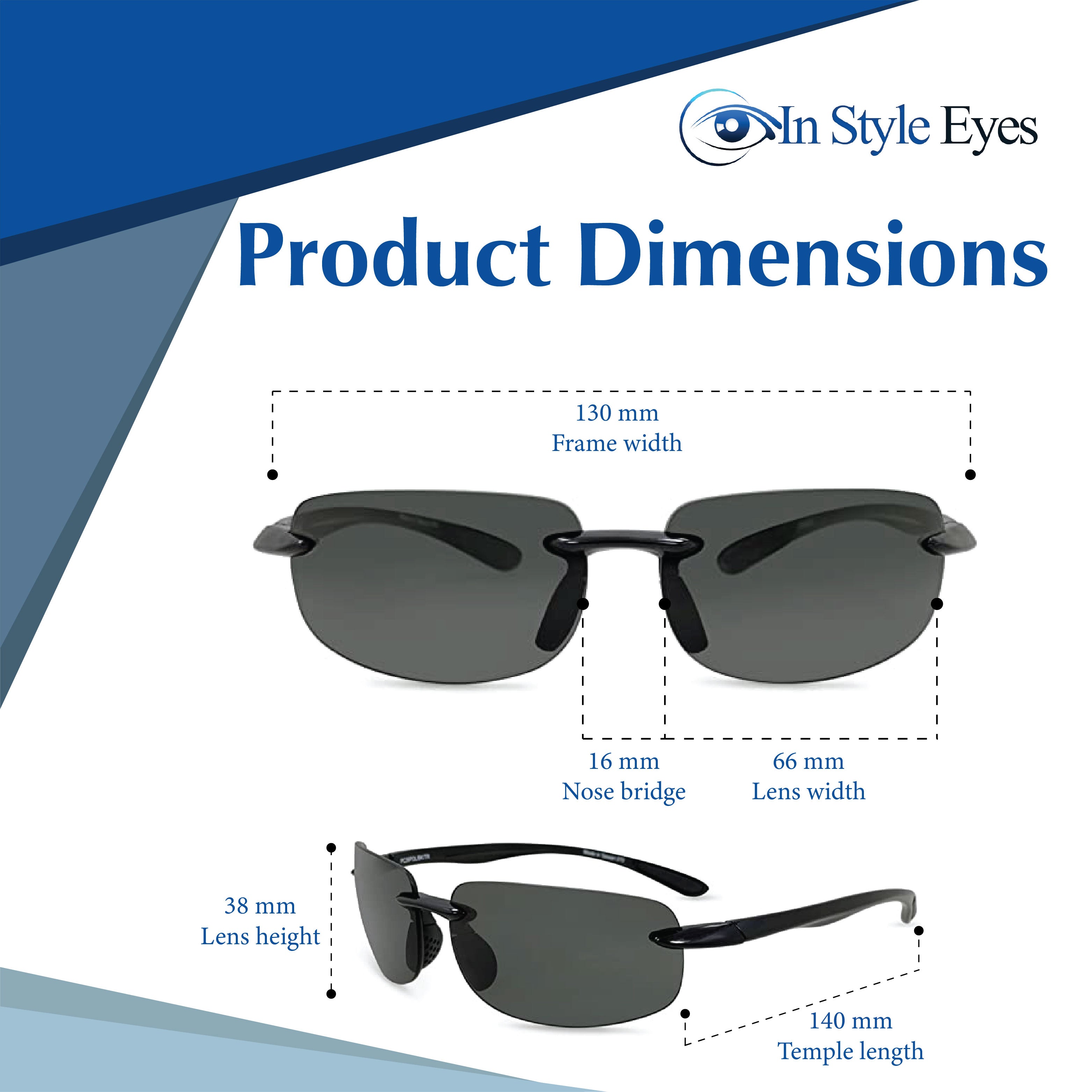In Style Eyes Lovin Maui Polarized Wrap Around Sunglasses – UV400 Sport Sun Protection – Lightweight TR90 Frames – Non-Magnified