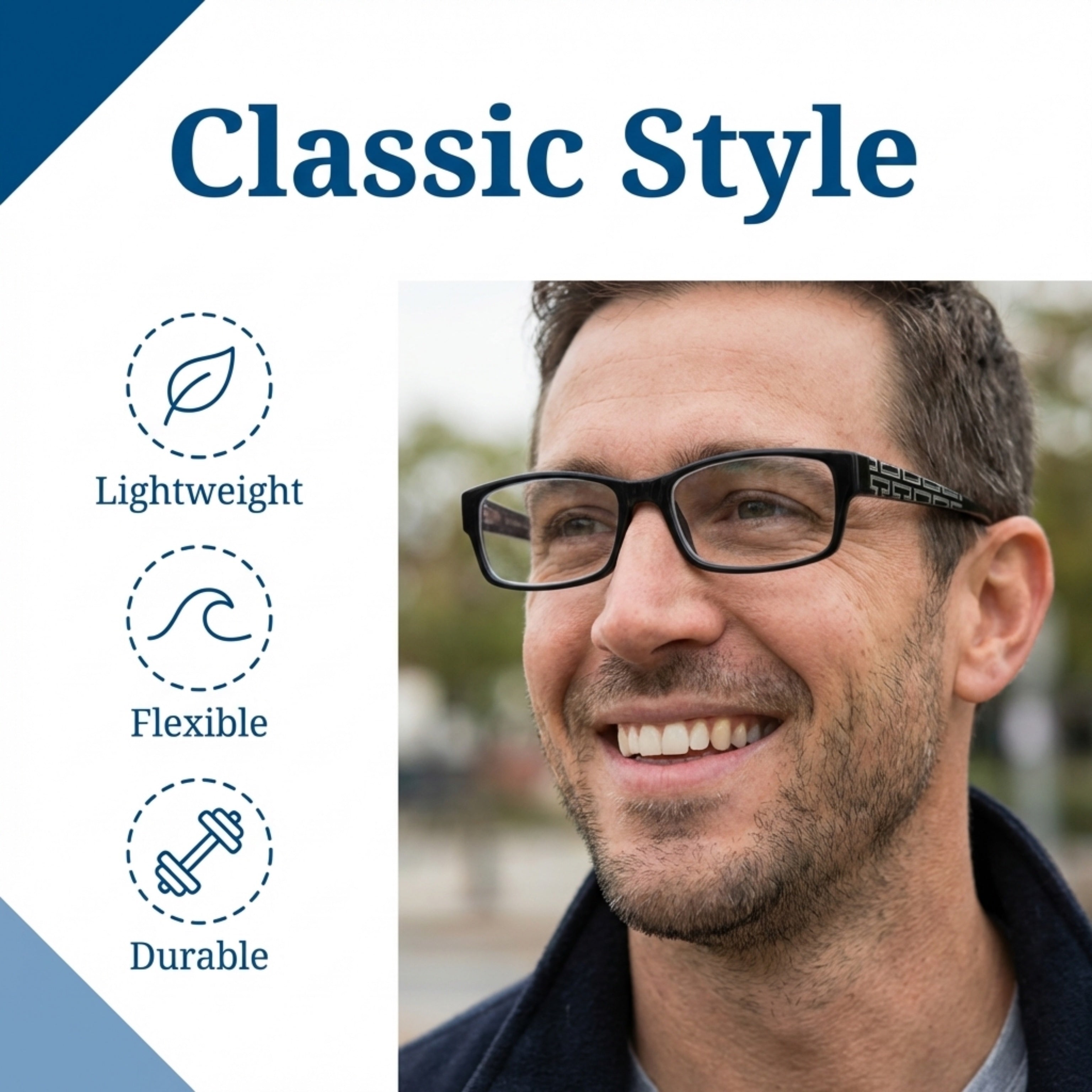 Super Strength II High Magnification Reading Glasses +4.5 to +8.0