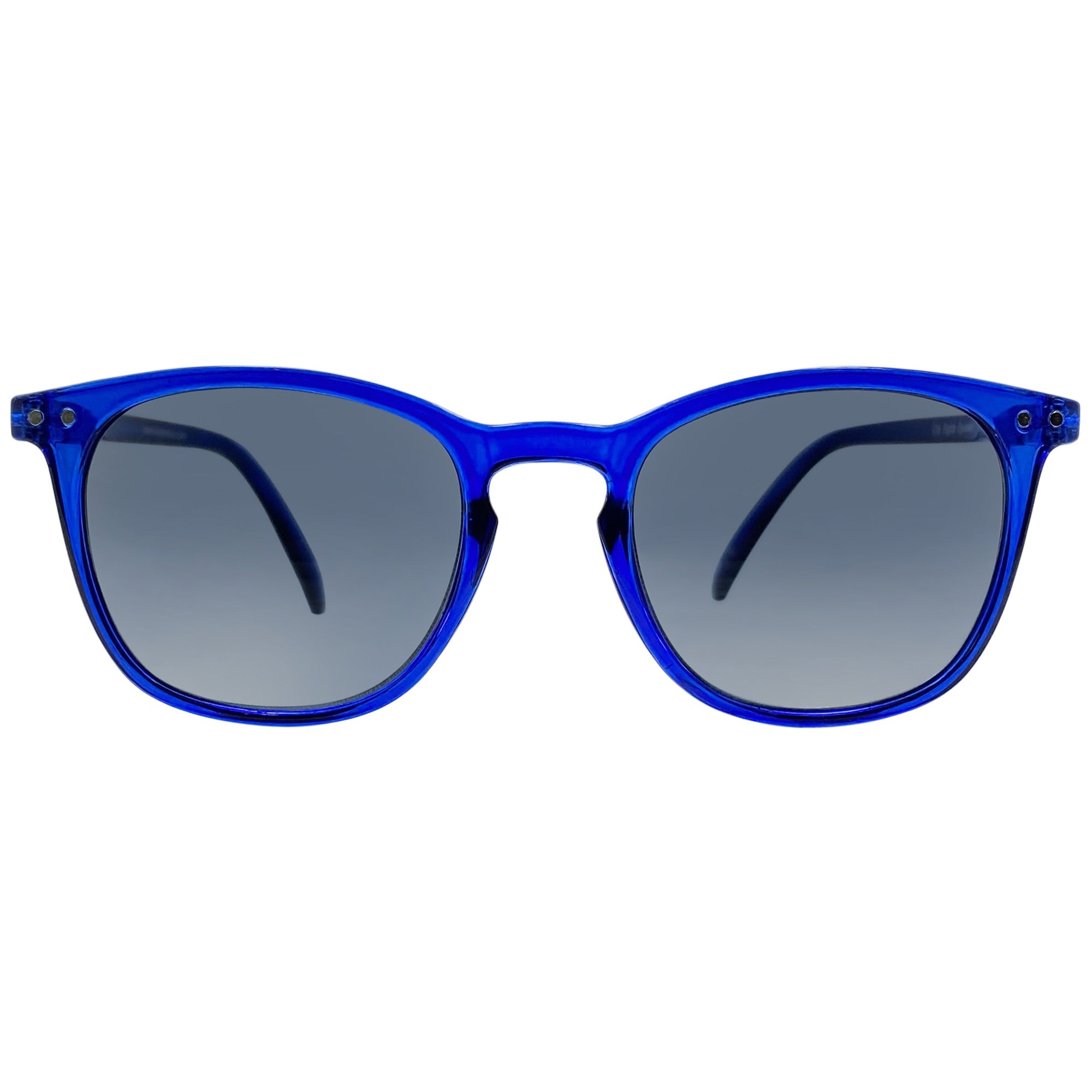 Sidekick Translucent Sun Readers, Full Reader Sunglasses for Women & Men - Spring Hinge Comfort