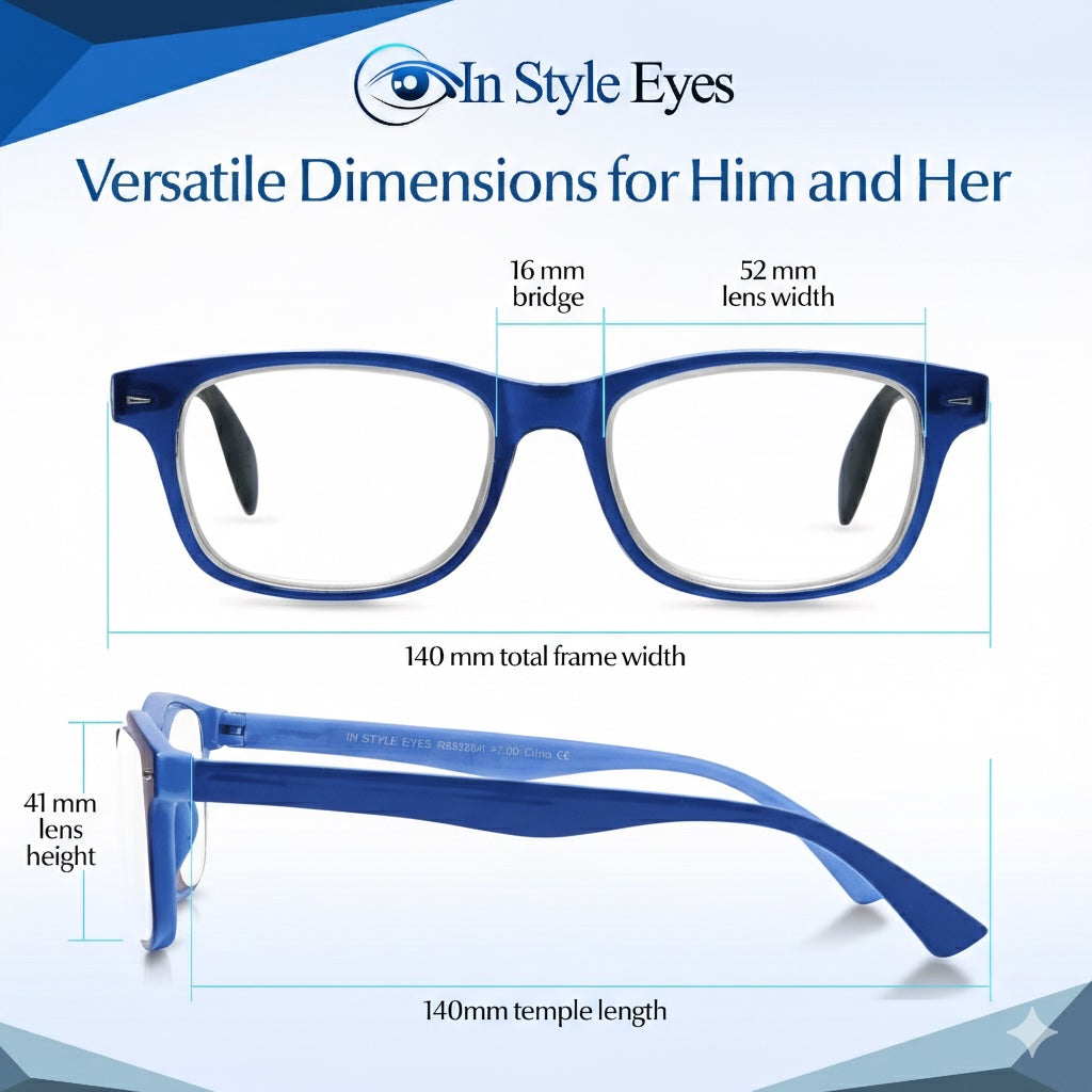 Seymore Retro Bifocal Reading Glasses – Classic Wayfarer Style Readers for Women & Men