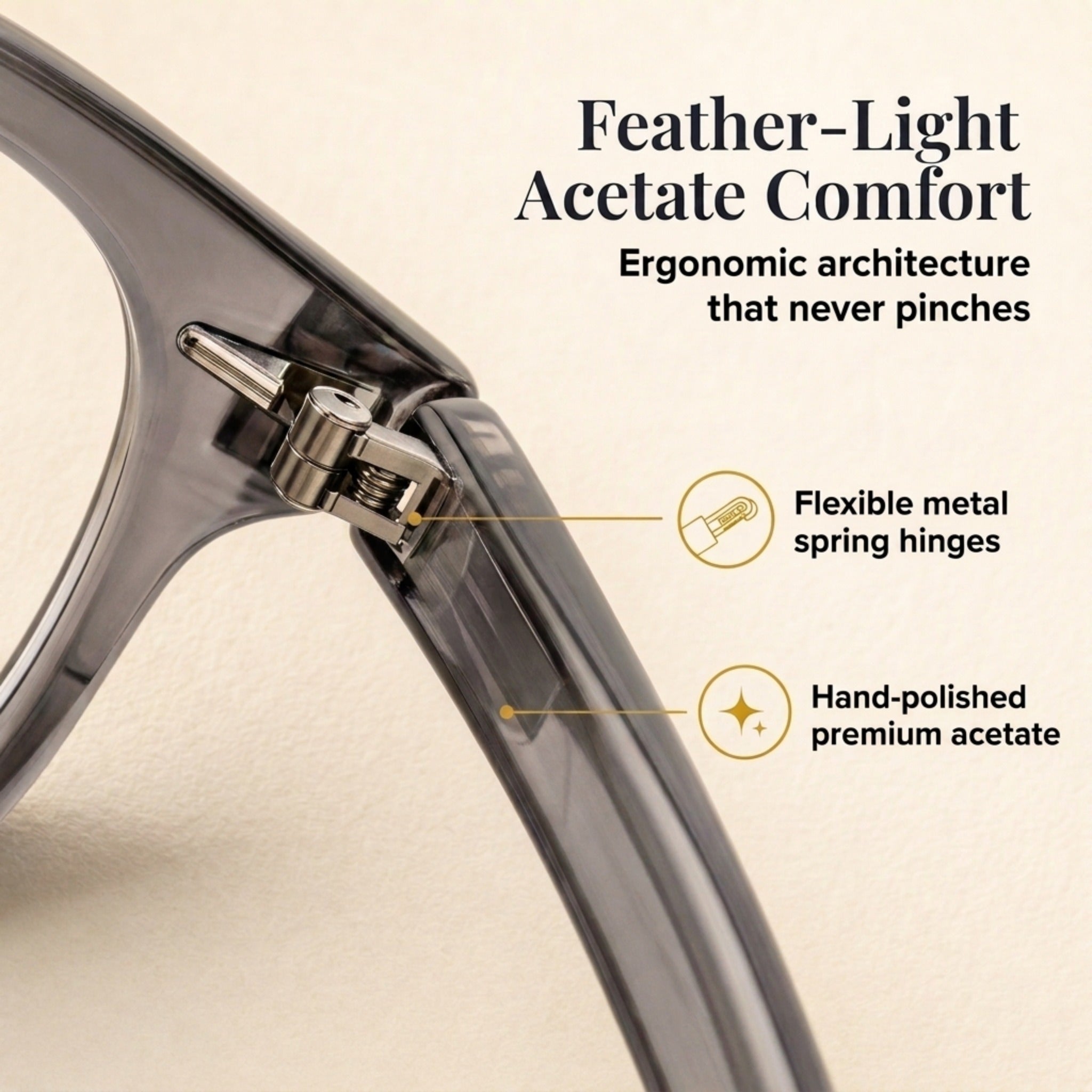 Digital Screen Reading Glasses – Anti-Glare Computer Readers with Spring Hinges 1.0x-4.0x