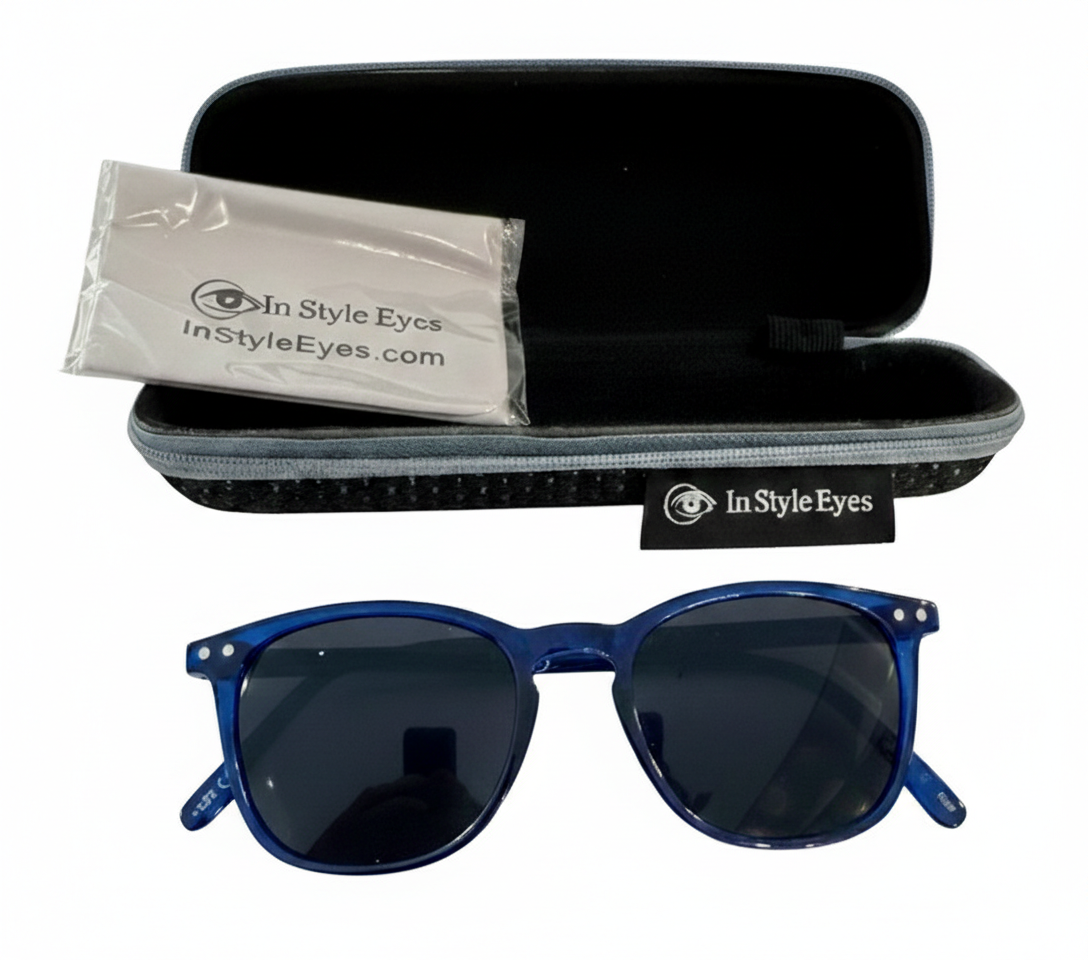 Sidekick Translucent Sun Readers, Full Reader Sunglasses for Women & Men - Spring Hinge Comfort