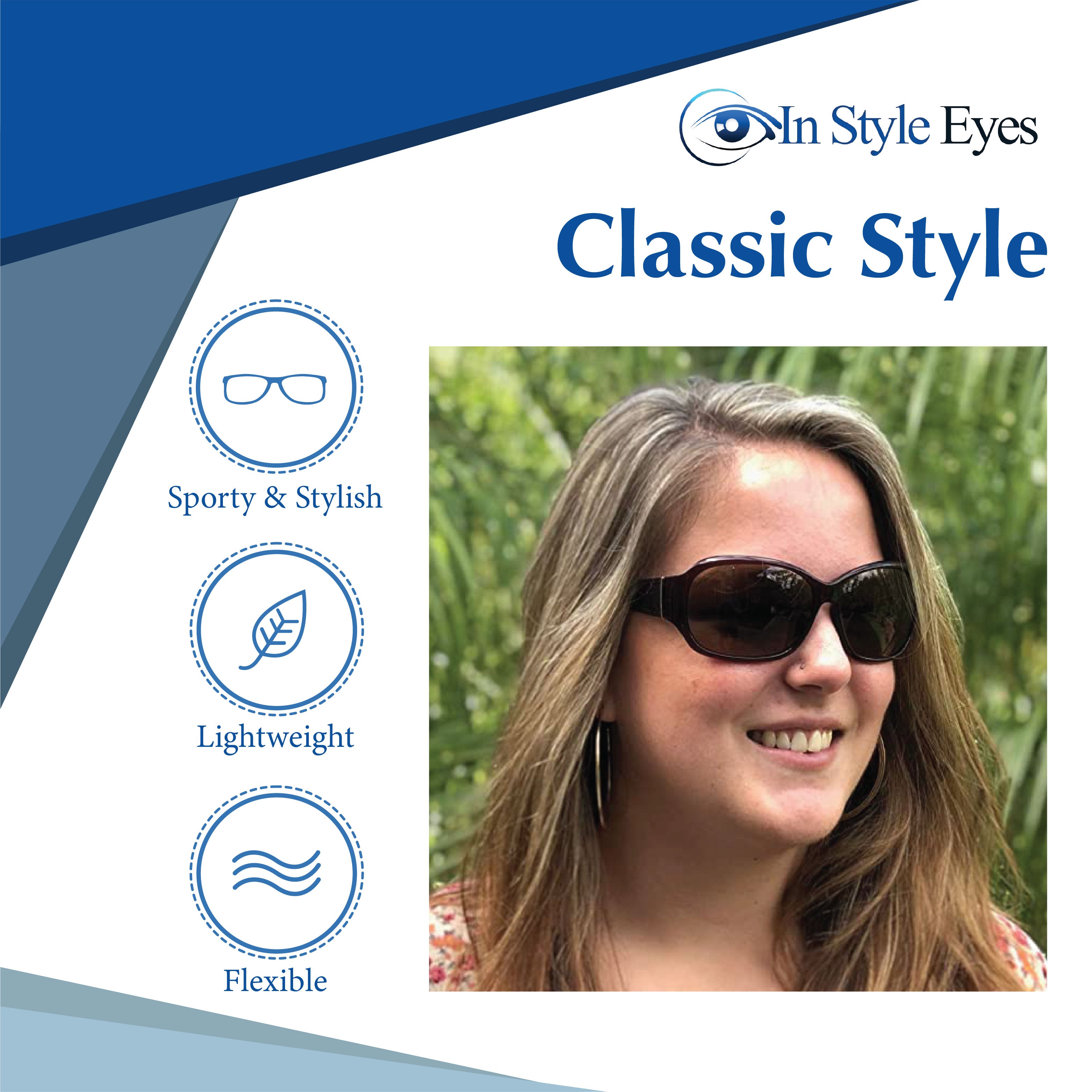 Later Gators Nearly Invisible Line Bifocal Sunglasses – Seamless No-Line Look Sun Readers for Women