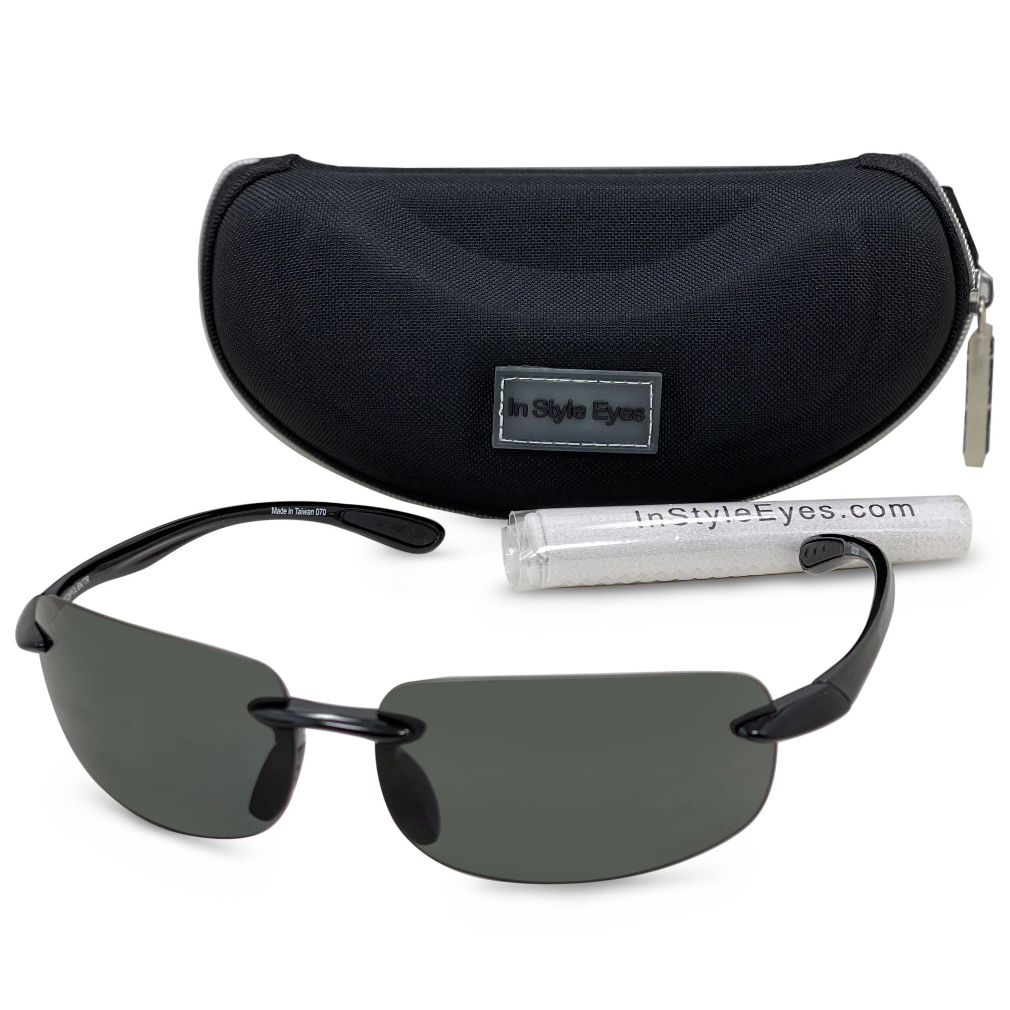 In Style Eyes Lovin Maui Polarized Wrap Around Sunglasses – UV400 Sport Sun Protection – Lightweight TR90 Frames – Non-Magnified