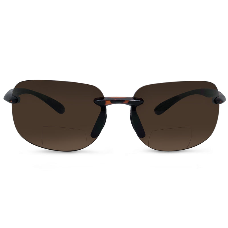 PREMIUM Lovin Maui Wrap Polarized Nearly Invisible Line Bifocal Sunglasses