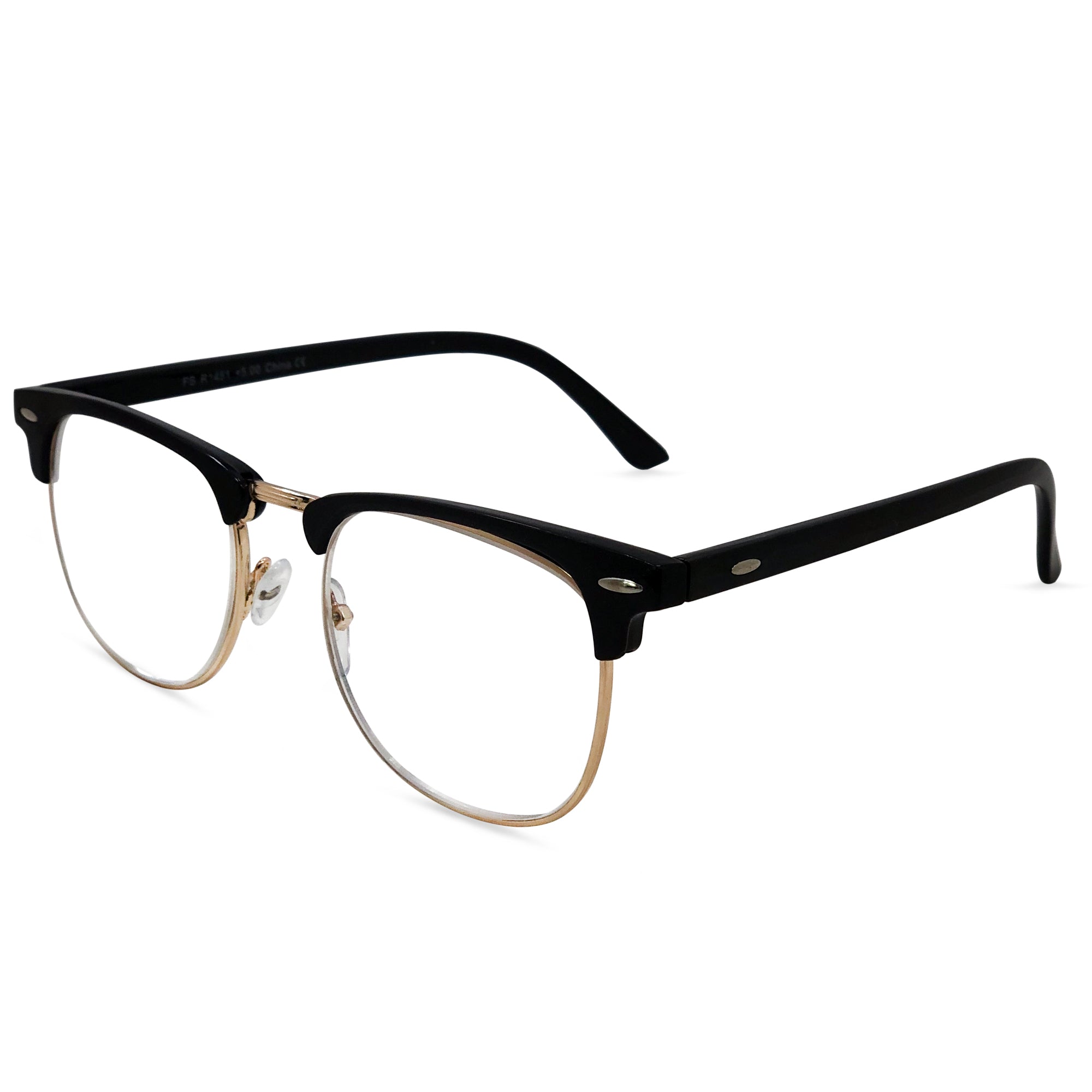 Sellecks High Magnification Retro Reading Glasses +6.5 and +7.0