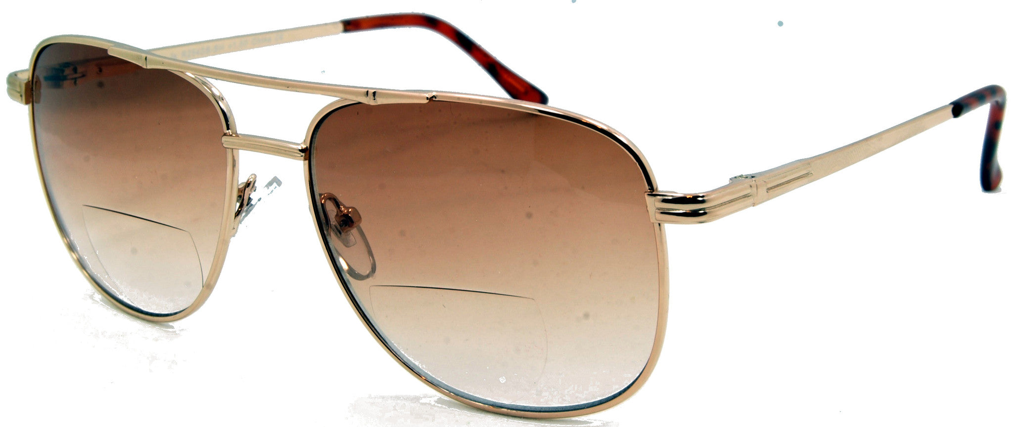 Just Chillin' Aviator Bifocal Sunglasses – UV400 Protection & Gradient Tint Reading Sun Glasses for Men and Women - CLEARANCE