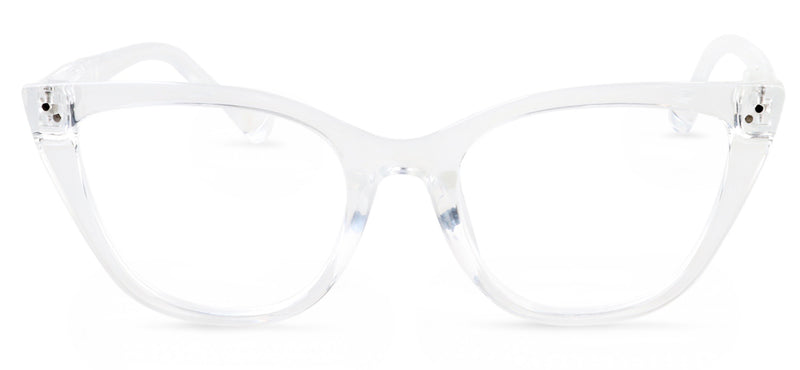 Stylish Large Cateye Blue Light Blocking Glasses for Women