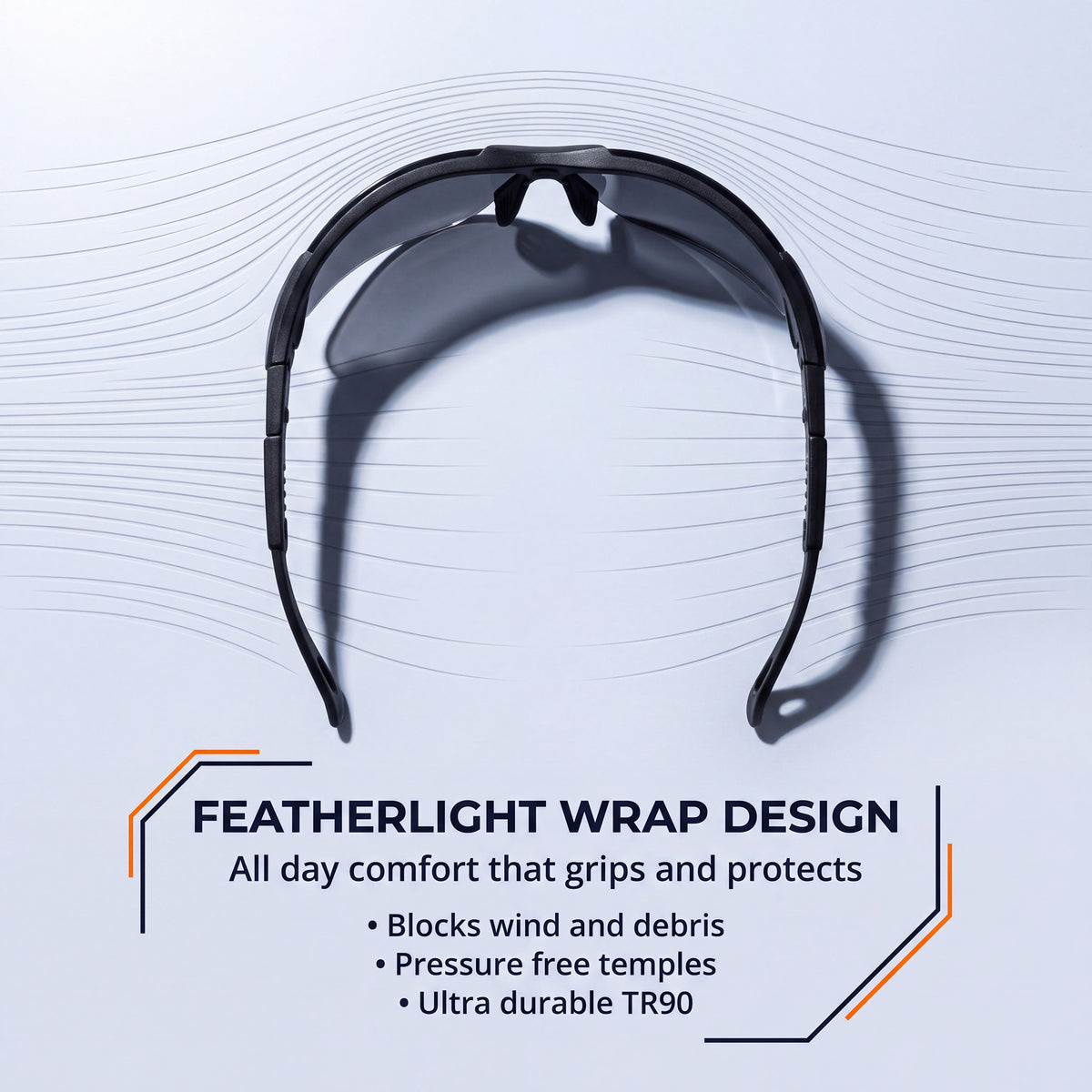 ProSight ANSI Z87.1 Bifocal Sunglasses – UV400 Wrap-Around Sport Readers (1.0-3.0)
