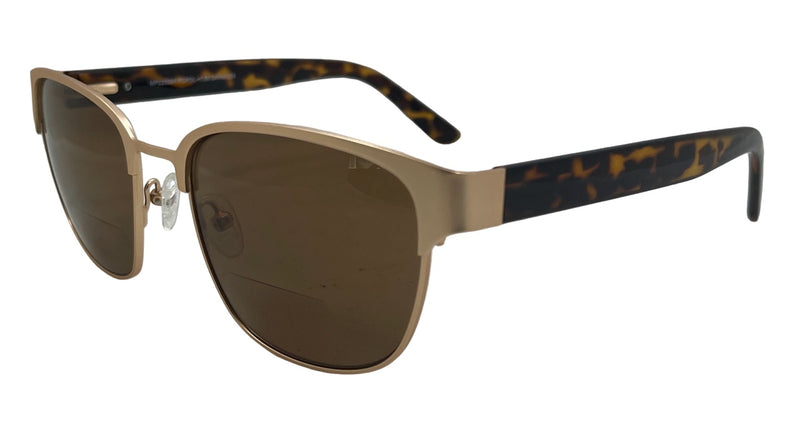 Aura Rectangular Bifocal Sunglasses - Polarized Sunglasses Women Men,100% UV Protection,Polycarbonate Lens