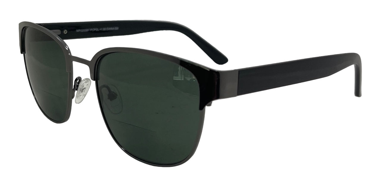 Aura Rectangular Bifocal Sunglasses - Polarized Sunglasses Women Men,100% UV Protection,Polycarbonate Lens