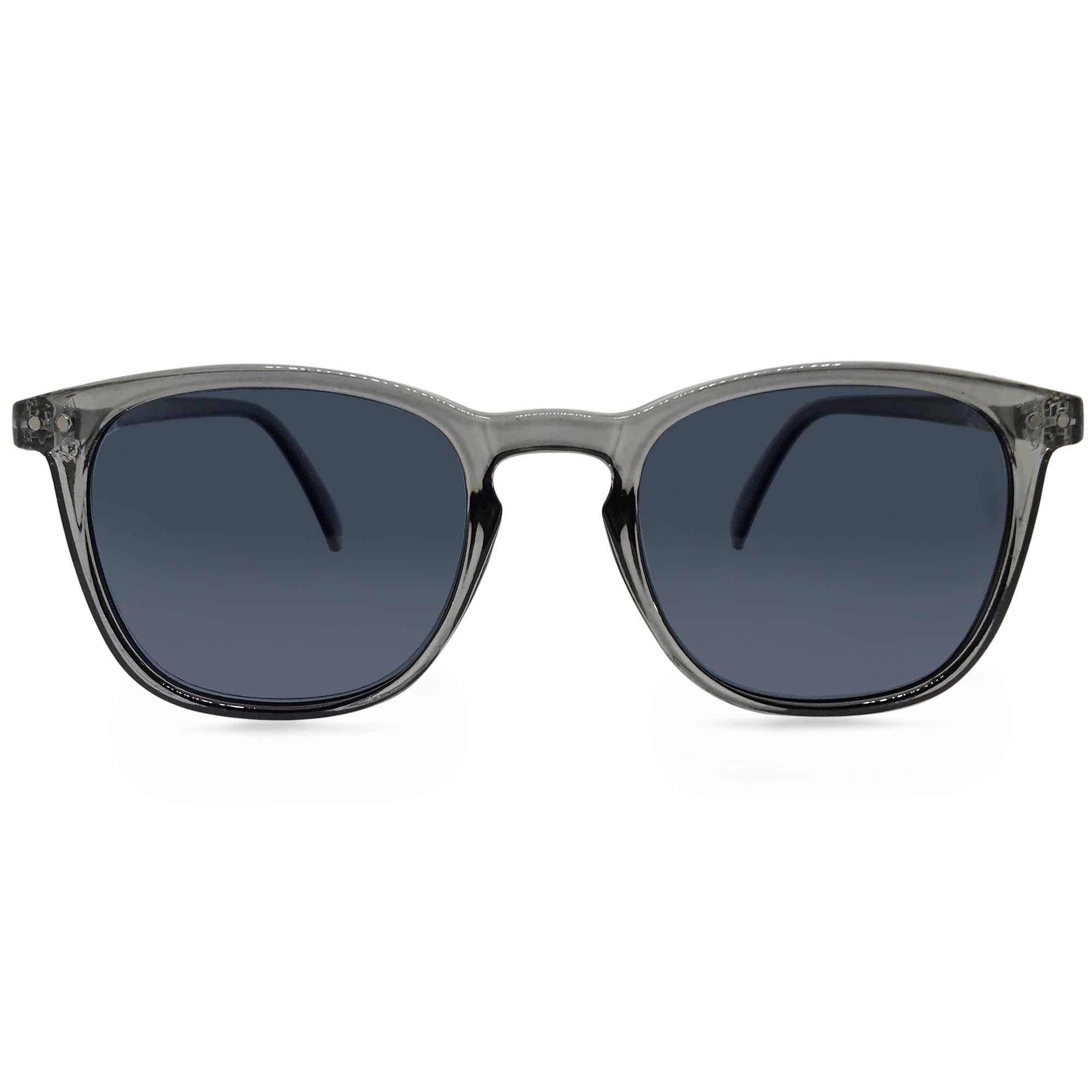 Sidekick Translucent Sun Readers, Full Reader Sunglasses for Women & Men - Spring Hinge Comfort