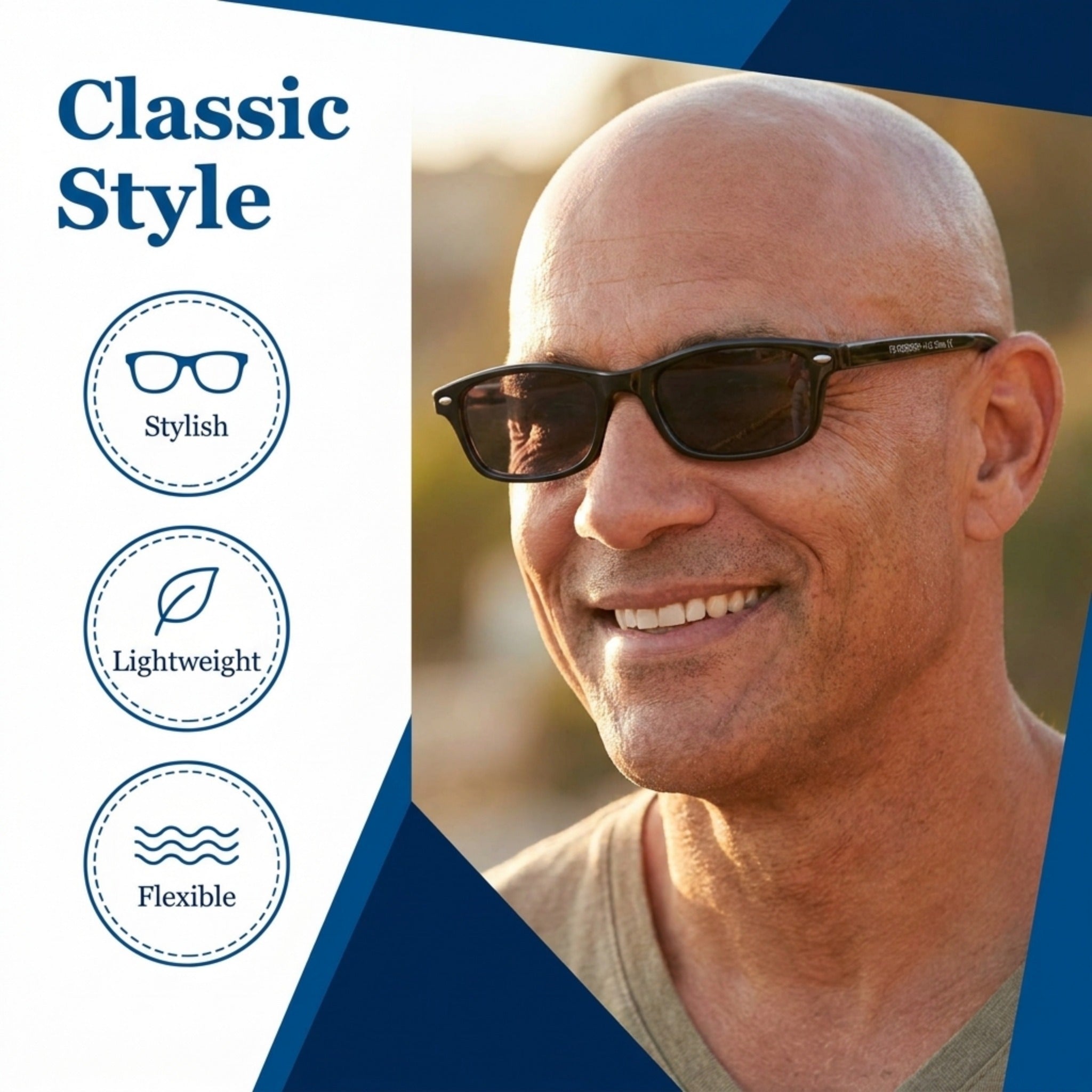 Smarty Pants Full Reader Sunglasses – 100% UV400 Protection – Classic Full Lens Magnification – Not Bifocals