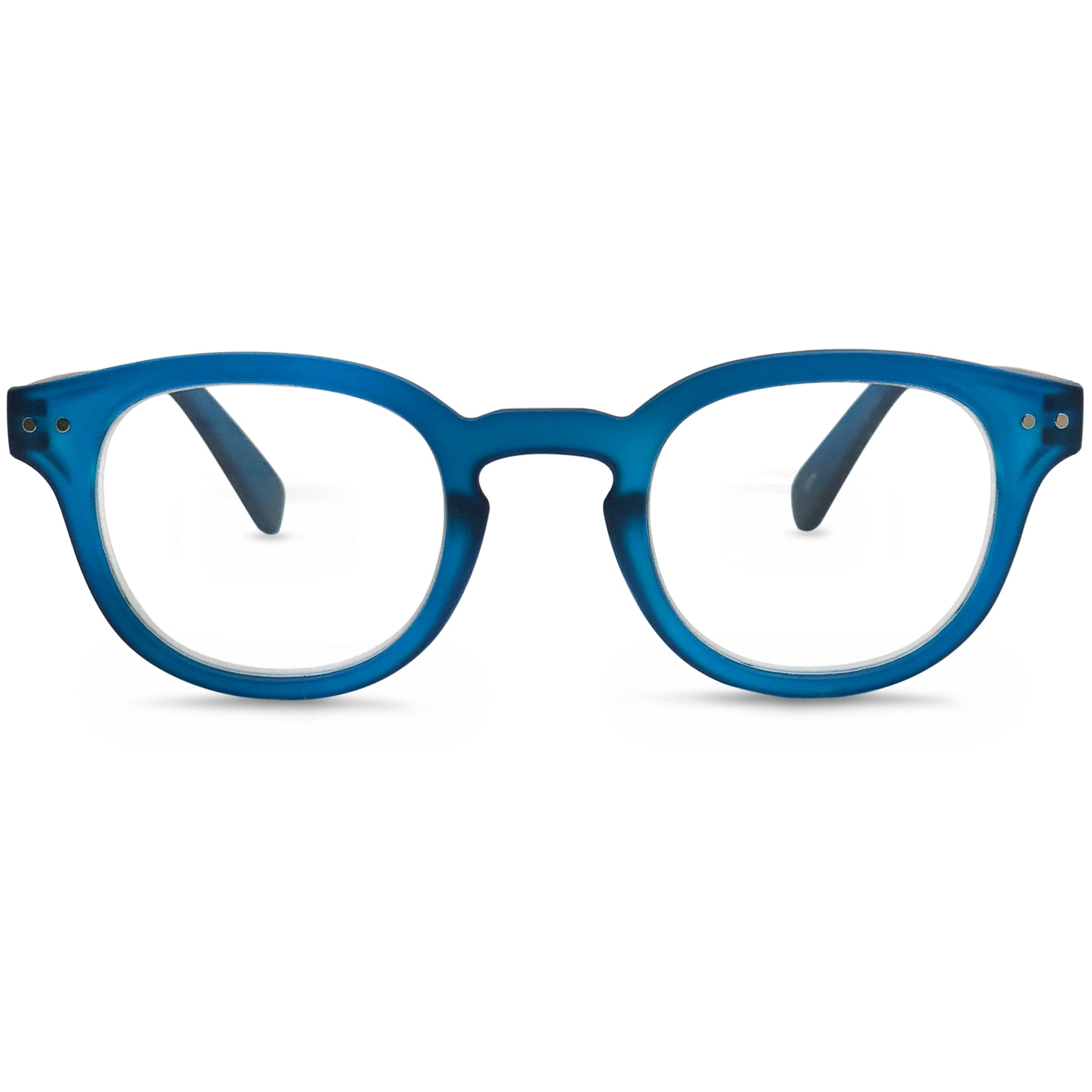 In Style Eyes Focus Pocus Retro Panto Reading Glasses - Classic Round Keyhole Bridge Readers for Men and Women