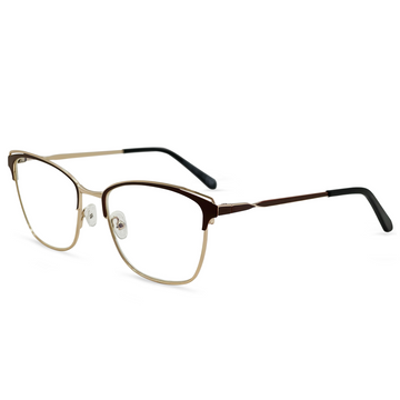 Premium Blue Light Reading Glasses. Gold Frame Cat Eye Glasses - SALE