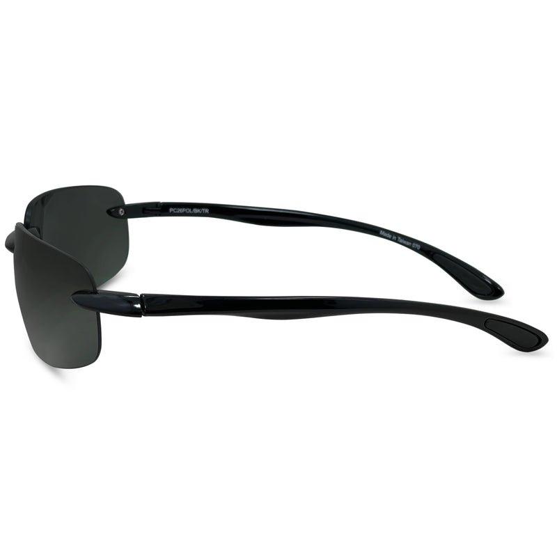 Lovin Mawi Wrap Around Polarized Sunglasses, No Magnification