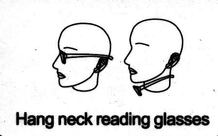 Rubber Neckin' Bling Neck Hanging Reading Glasses