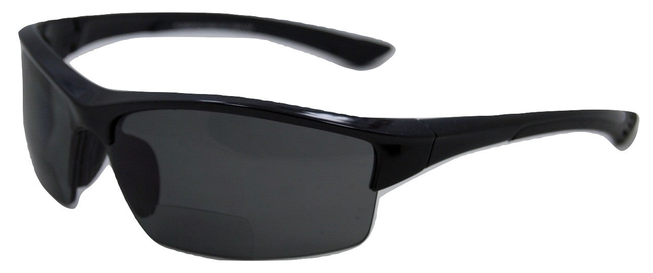 Magnificent Maui Wrap Polarized Nearly Invisible Line Bifocal Sunglasses