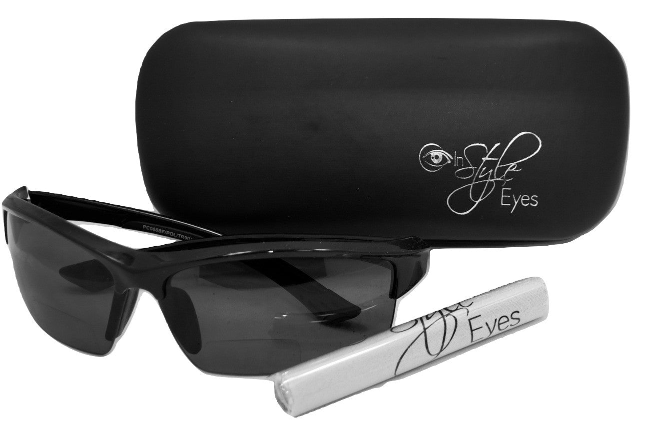 Magnificent Maui Wrap Polarized Nearly Invisible Line Bifocal Sunglasses