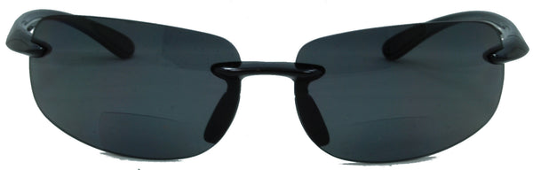 Lovin Mawi Wrap Polarized Nearly Invisible Line Bifocal Sunglasses