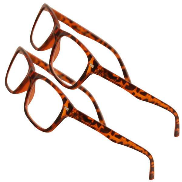 In Style Eyes Seymore Retro Reading Glasses Multi Pack - Full-Rimmed, Lightweight Oval Frame - Non-Polarized Aspheric Lens