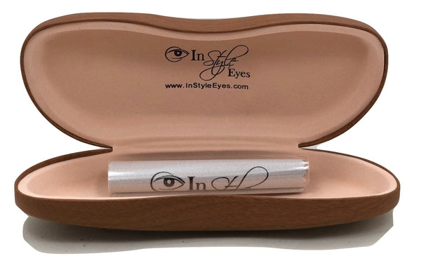 Premium Glasses Case - Medium Size - Includes Cleaning Cloth