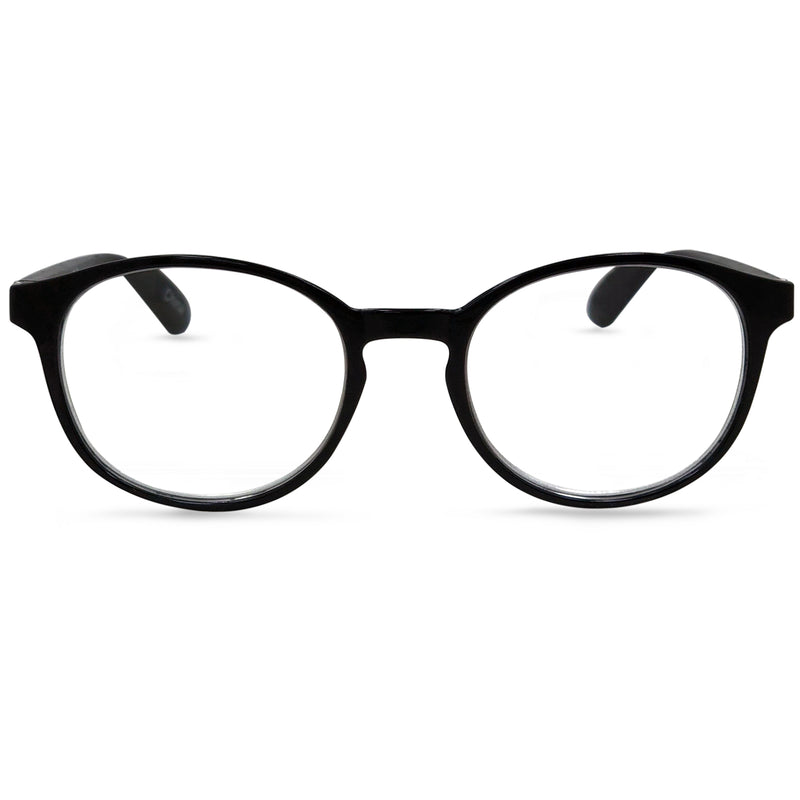 Opulent Reading Glasses - Full-Rimmed, Classic Oval Style Frame - Non-Polarized Lens