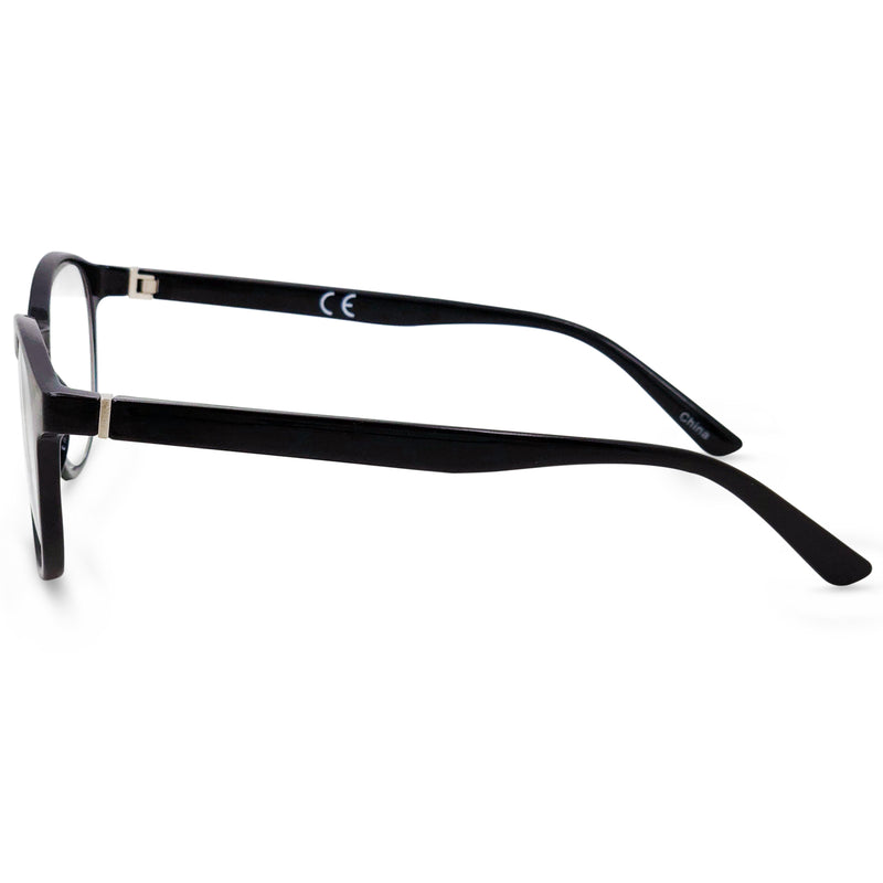 Opulent Reading Glasses - Full-Rimmed, Classic Oval Style Frame - Non-Polarized Lens