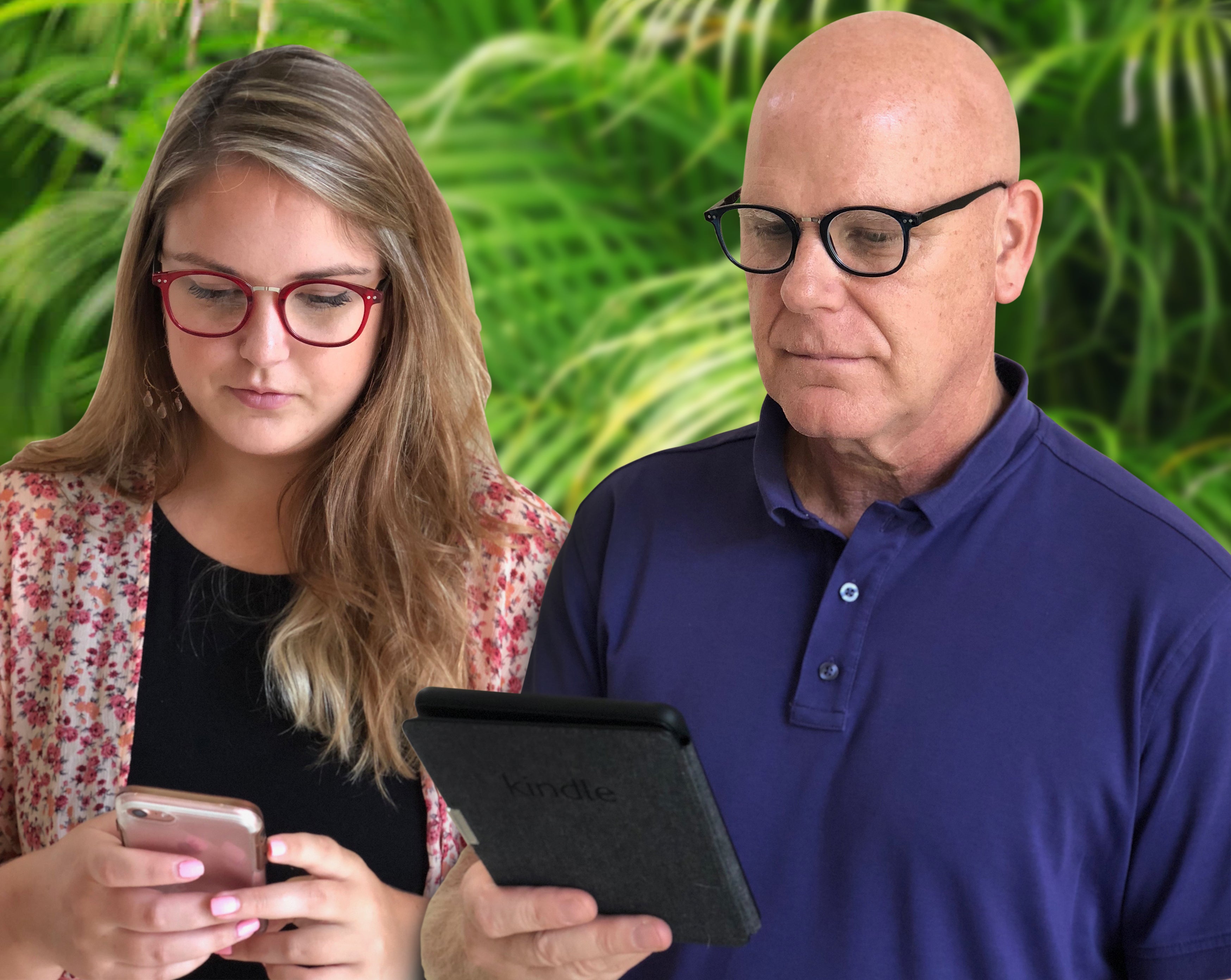 Modern Reading Glasses - Full-rimmed, Classic Oval Style, Lightweight Frame with Metal Spring Hinges