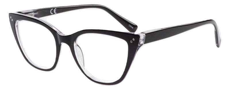 Stylish Large Cateye Blue Light Blocking Glasses for Women