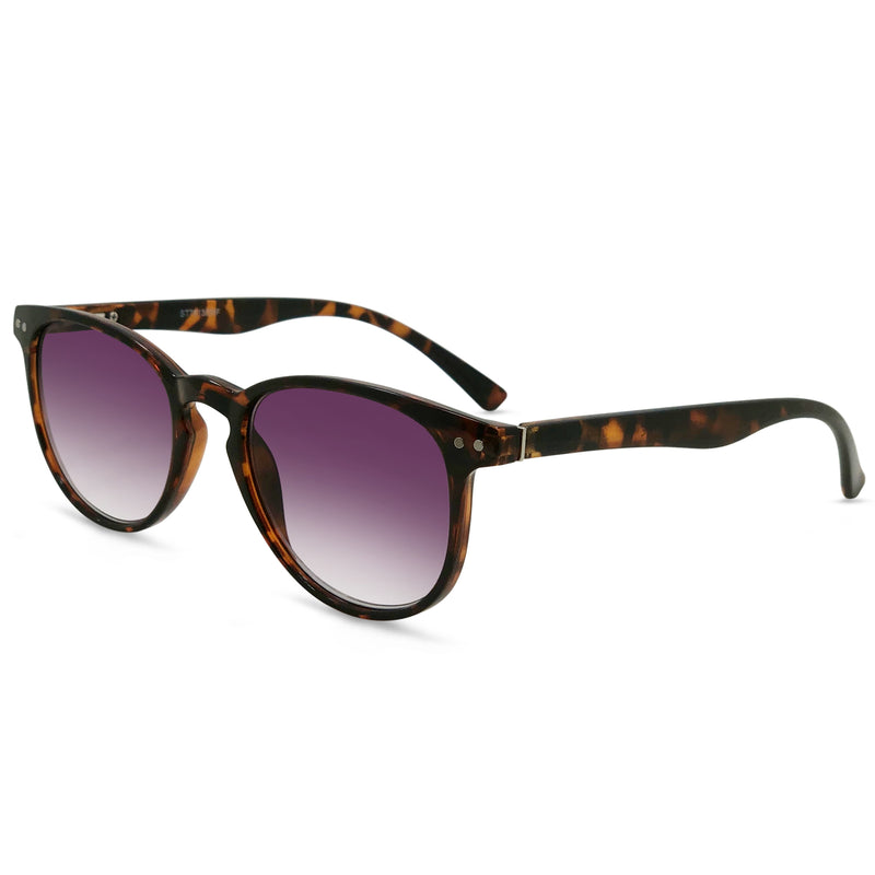 Clear Bifocal & Progressive Acetate Square Gradient Sunglasses with Yellow  / Pink Sunwear Lenses - St. Mark
