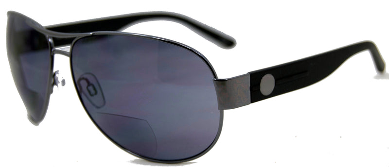 Stylin C Moore, Aviator Nearly Invisible Line Bifocal Sunglasses - CLEARANCE