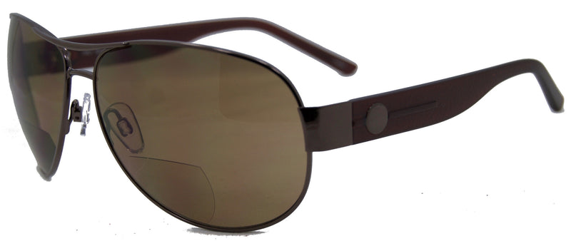 Stylin C Moore, Aviator Nearly Invisible Line Bifocal Sunglasses - CLEARANCE