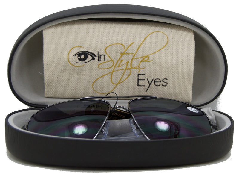 Racy Nearly Invisible Line Bifocal Sunglasses