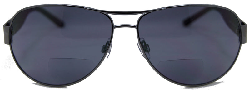 Stylin C Moore, Aviator Nearly Invisible Line Bifocal Sunglasses